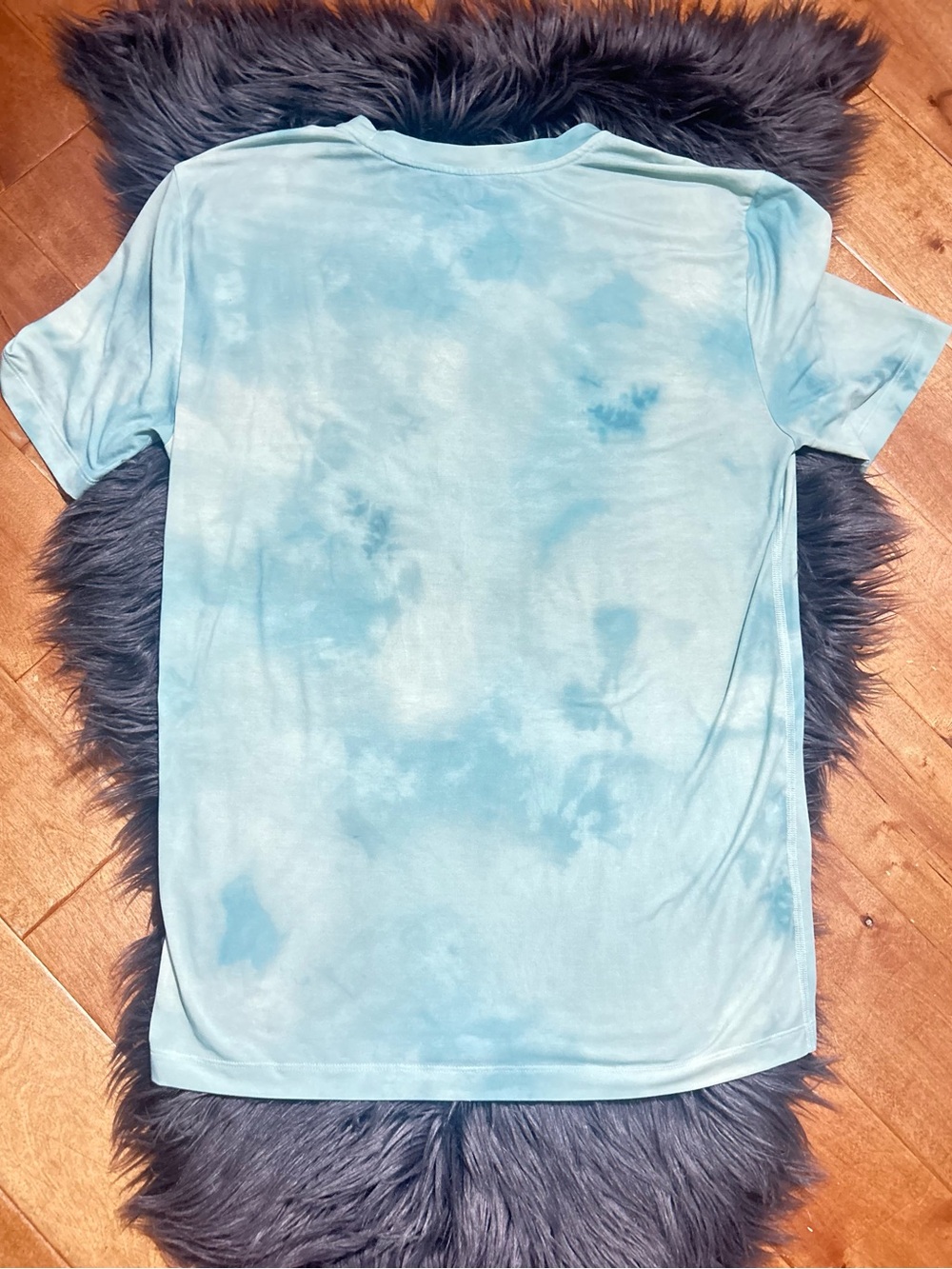 NOBULL Tie-Dye Light agree Blue Performance Short Sleeve Tee Size Medium - Picture 2 of 3